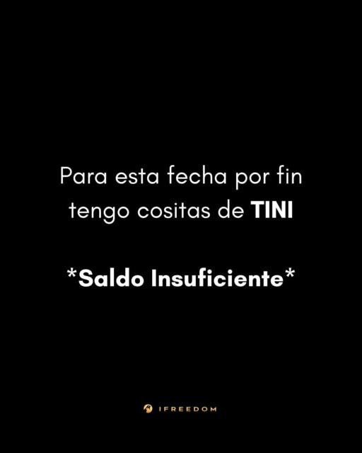Parece meme pero es anecdota.

#Argentina
#somosifreedomdeco
#tini