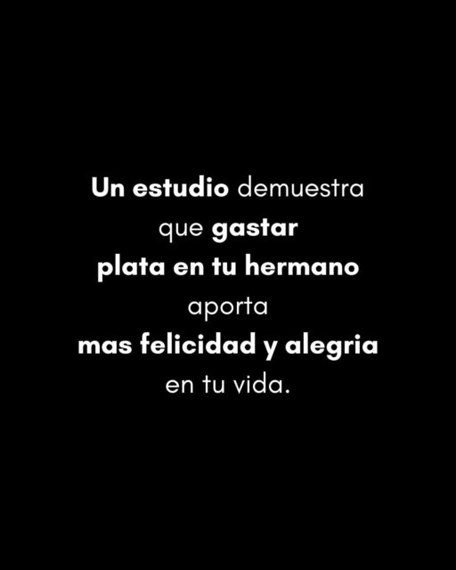 La ciencia tiene algo para decir sobre esto 👀

Distintos estudios sobre el gasto prosocial encontraron que gastar dinero en otras personas puede generar mayores niveles de felicidad y bienestar.

Y si hay alguien con quien compartiste prácticamente toda tu vida…